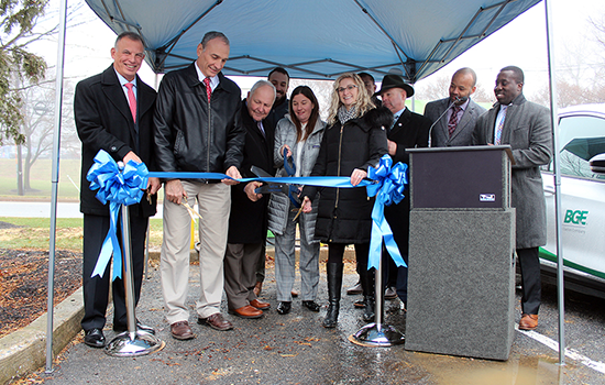Ribbon Cutting Event Opens EV Charging Station