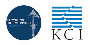 Downtown Redevelopment Services-Logo- and KCI Technologies logo web