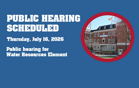 Public Hearing Scheduled for Carroll County and Municipalities Water Resources Element