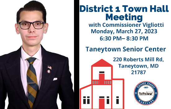 Commissioner Joe Vigliotti Plans District 1 Town Hall for March 27th
